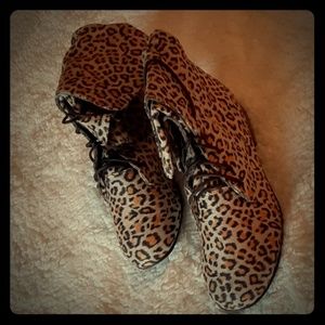 Leopard Boots